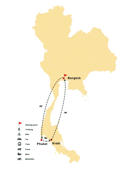 Fuga in Thailandia 12 giorni