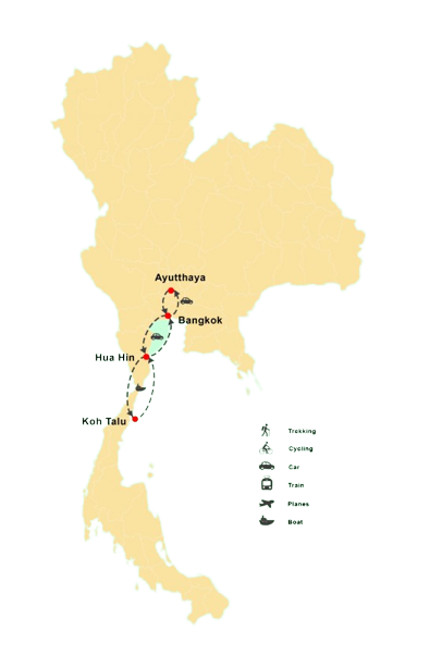 Tour di 9 giorni a Bangkok e Hua Hin per famiglie