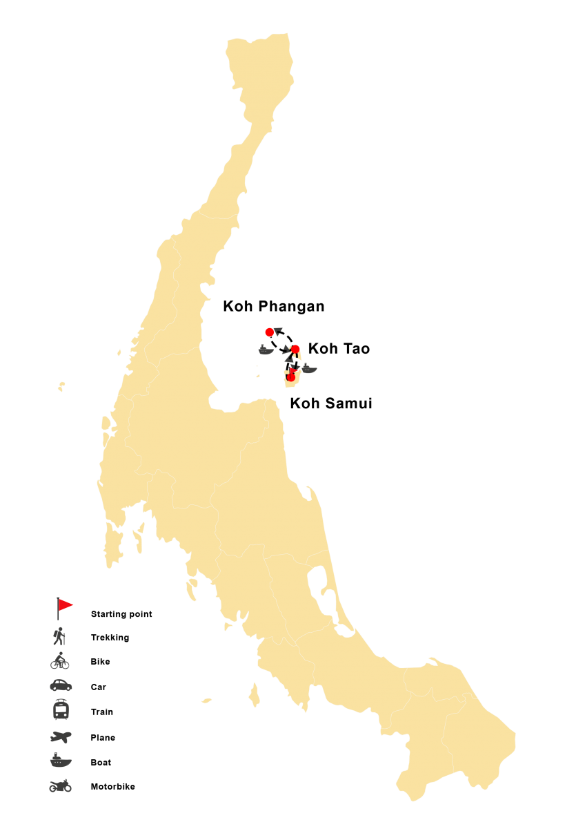 Isole Esotiche di Koh Samui, Koh Tao e Koh Phangan 5 Giorni
