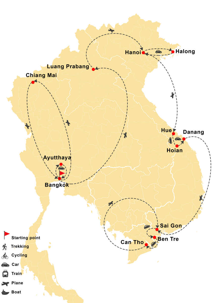 Viaggio Gastronomico: Thailandia, Laos e Vietnam in 19 Giorni