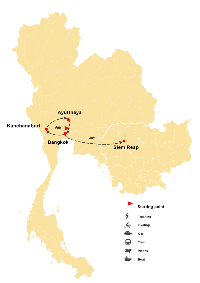 10 giorni da Bangkok a Siem Reap