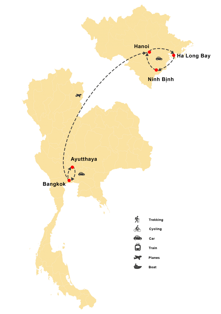Sperimentazione tra Thailandia e Vietnam 10 giorni