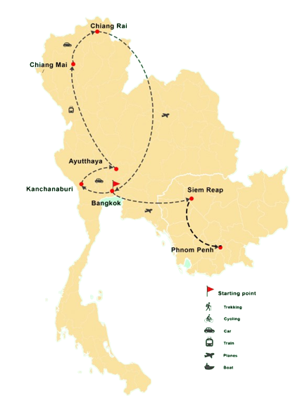 Esplorando la cultura della Thailandia e della Cambogia 14 Giorni
