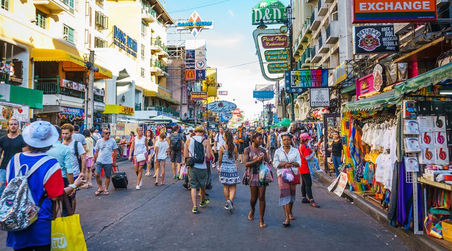 Posizione e storia di Khao San Road