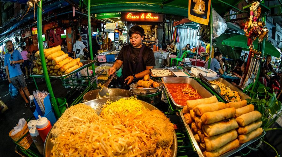 Cibo di strada a Khao San Road