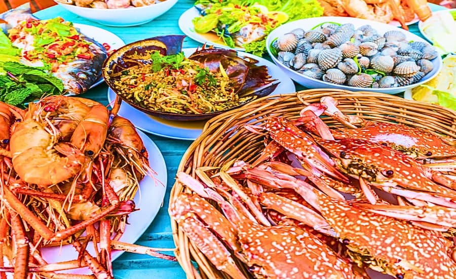 Frutti del mare thailandesi