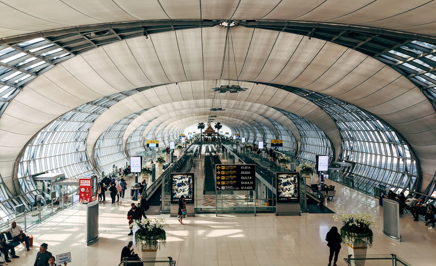 L'aeroporto internazionale di Bangkok