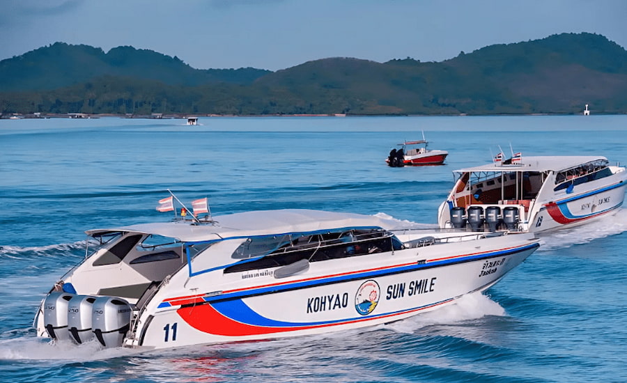 Barche e motoscafi di collegamento diretti a Koh Yao Noi