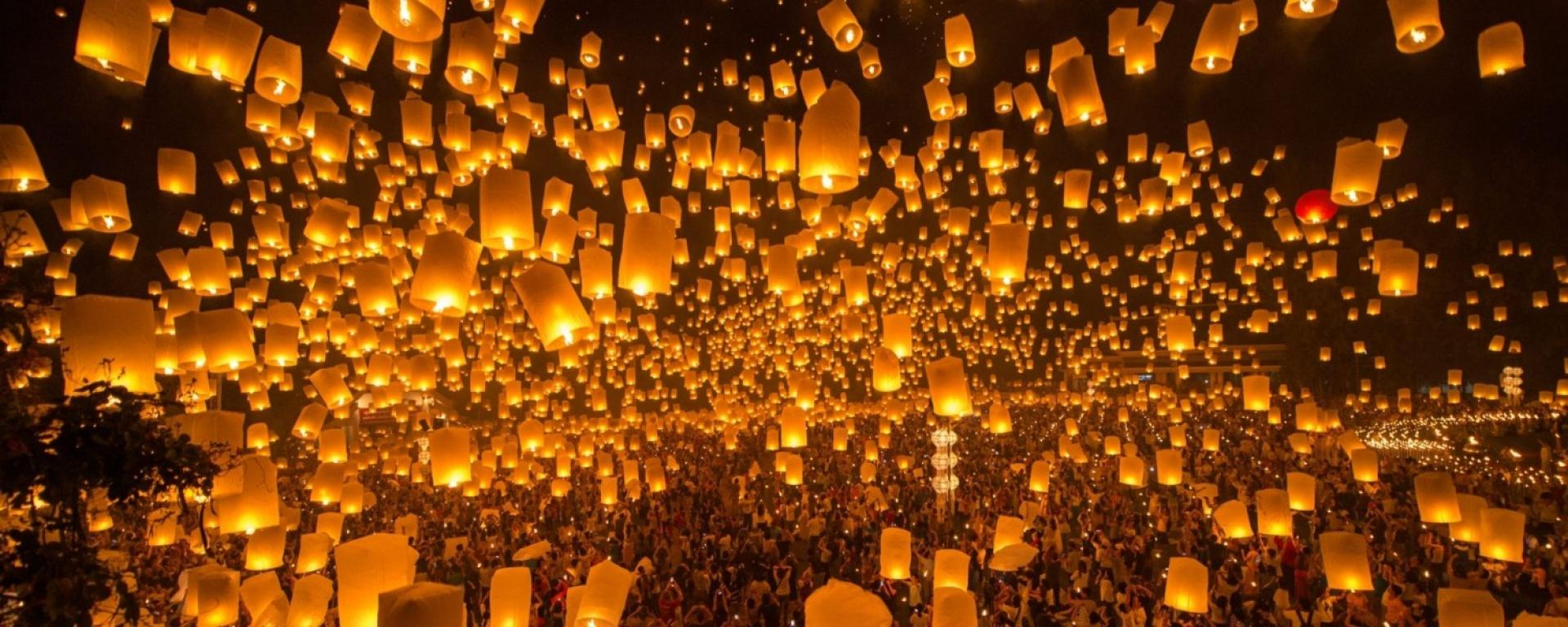 Thailandia - Festival delle Lanterne del Cielo Affascinante